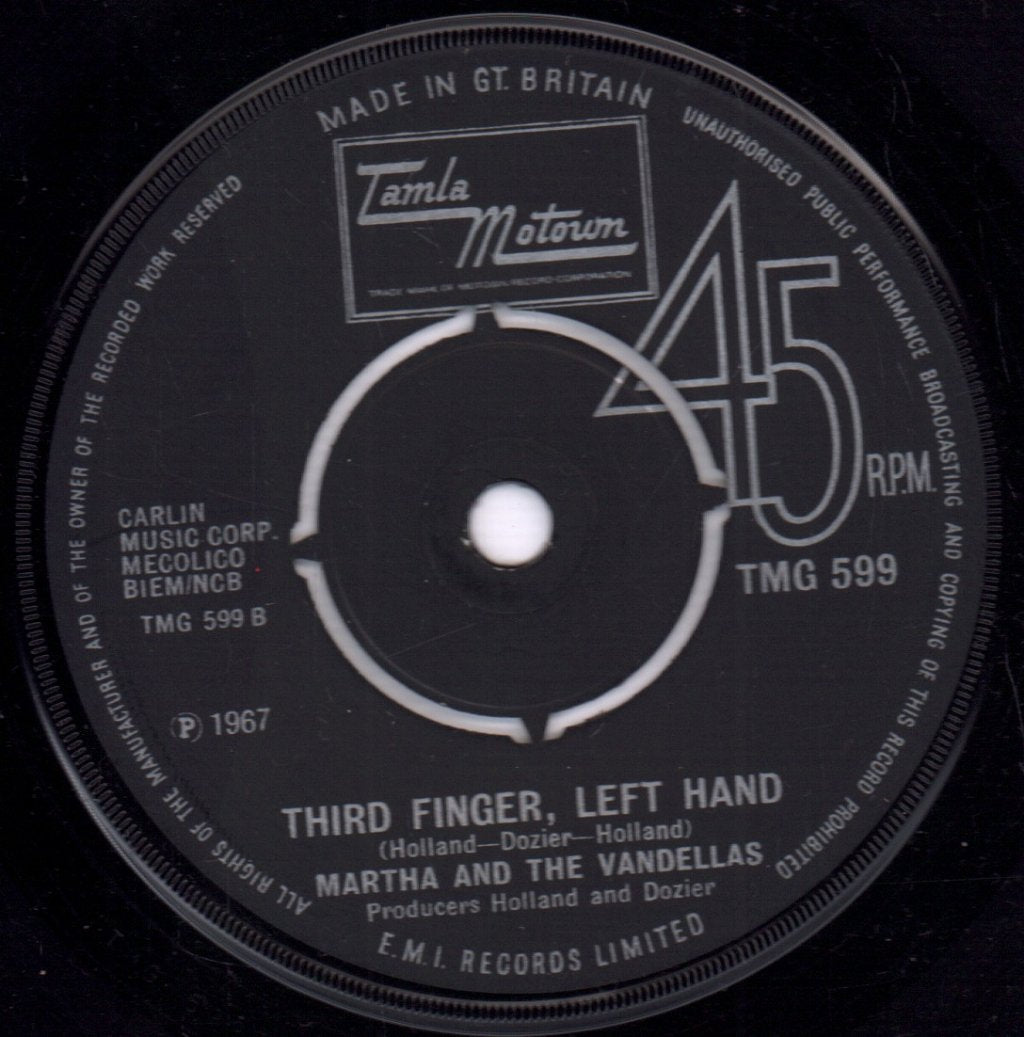 Martha Reeves And The Vandellas - Jimmy Mack - 7 Inch