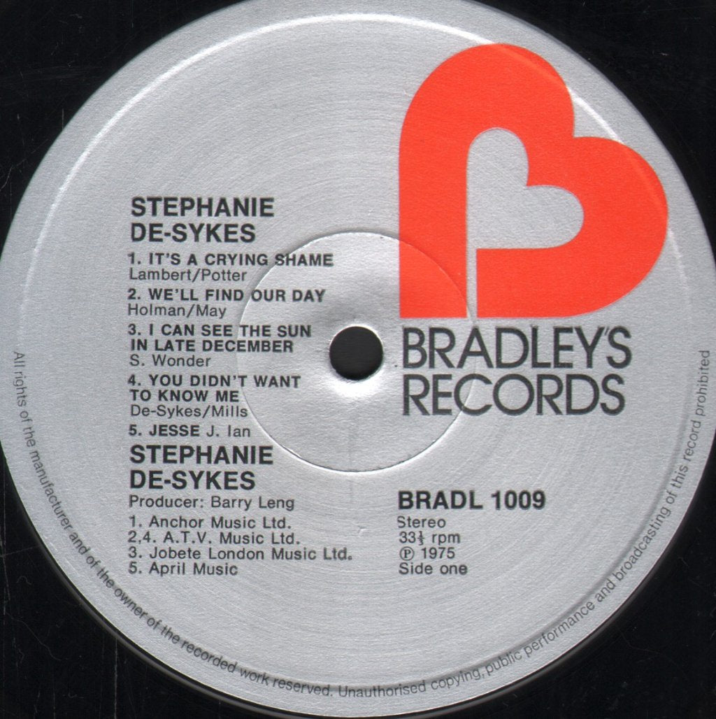 Stephanie De Sykes - Stephanie De Sykes - Lp