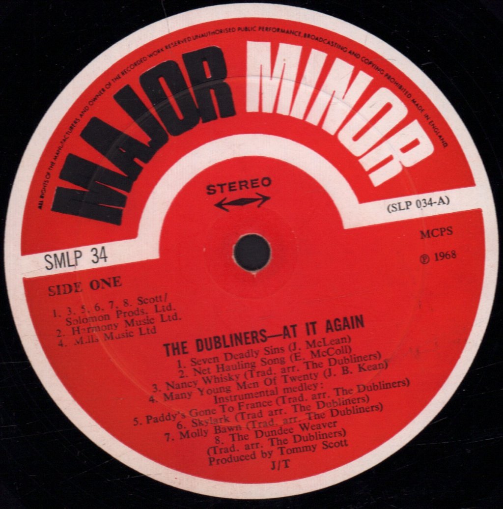 Dubliners - At It Again - Lp