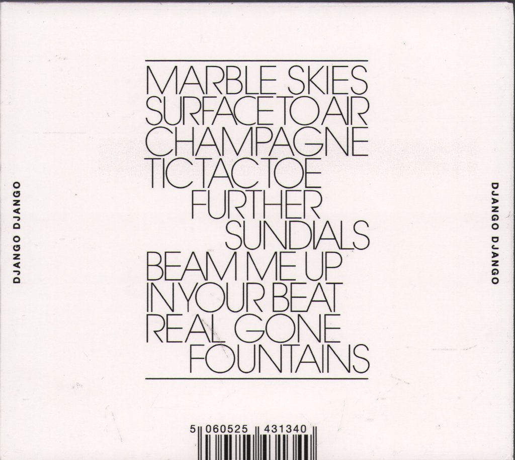 Django Django - Marble Skies - Cd