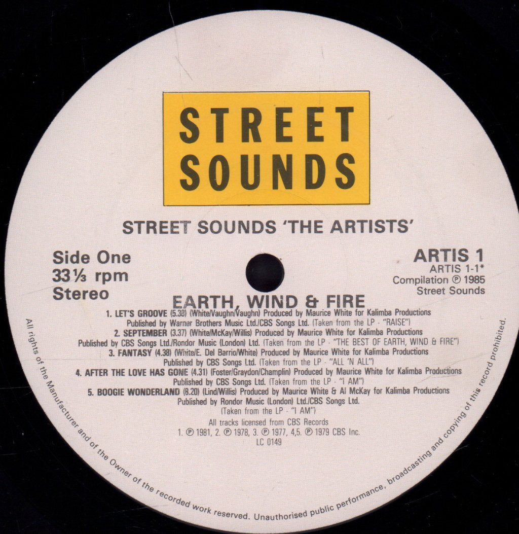 Various Artists - Artists Volume 1 - Double Lp