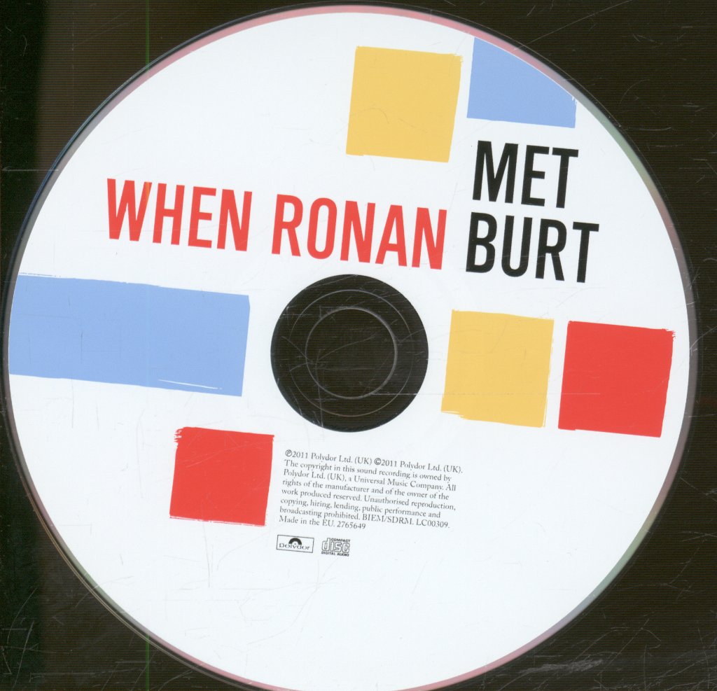 Ronan Keating and Burt Bacharach - When Ronan Met Burt - Cd