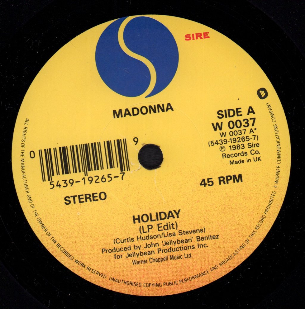 Madonna - Holiday - 7 Inch