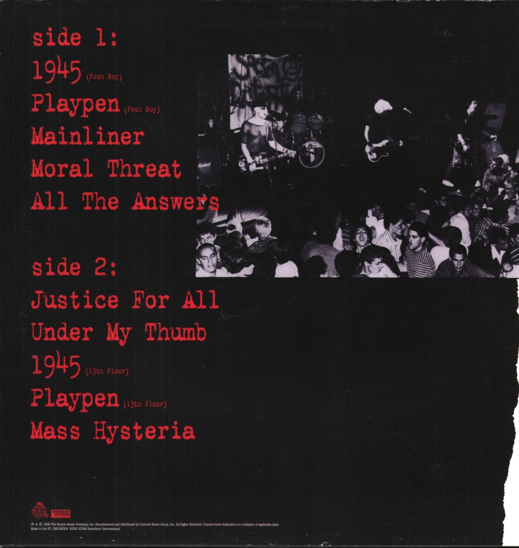 Social Distortion - Mainliner (Wreckage From The Past) - Lp