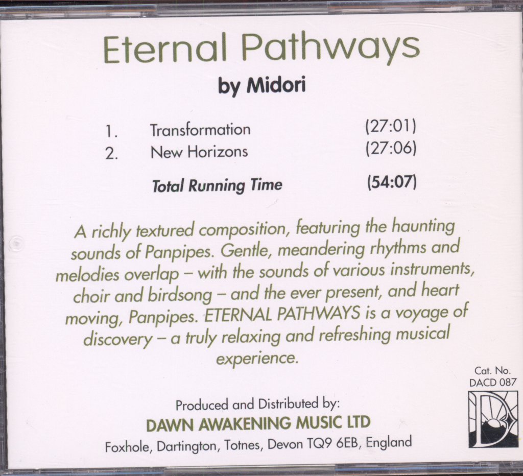 Midori - Eternal Pathways - Cd