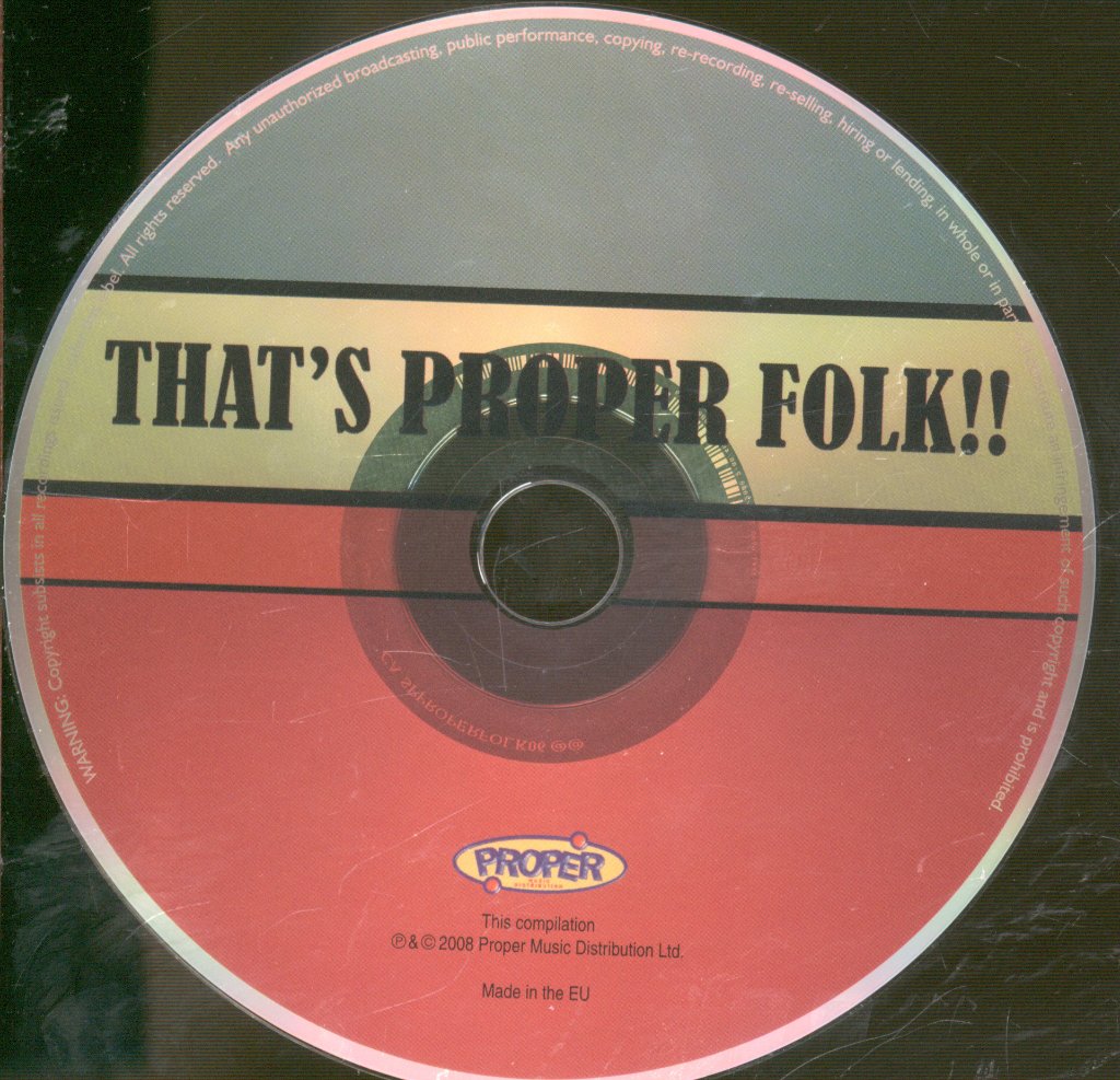 Various Artists - That's Proper Folk - Cd