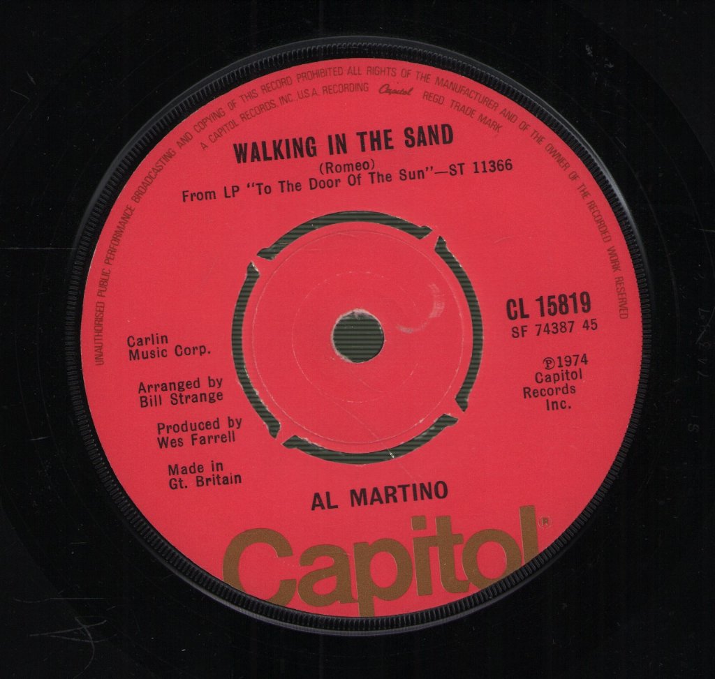 Al Martino - To The Door Of The Sun - 7 Inch