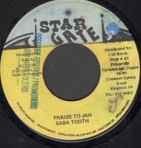 Saba Tooth/Noel Alphonso - Praise To Jah/Twister - 7 Inch