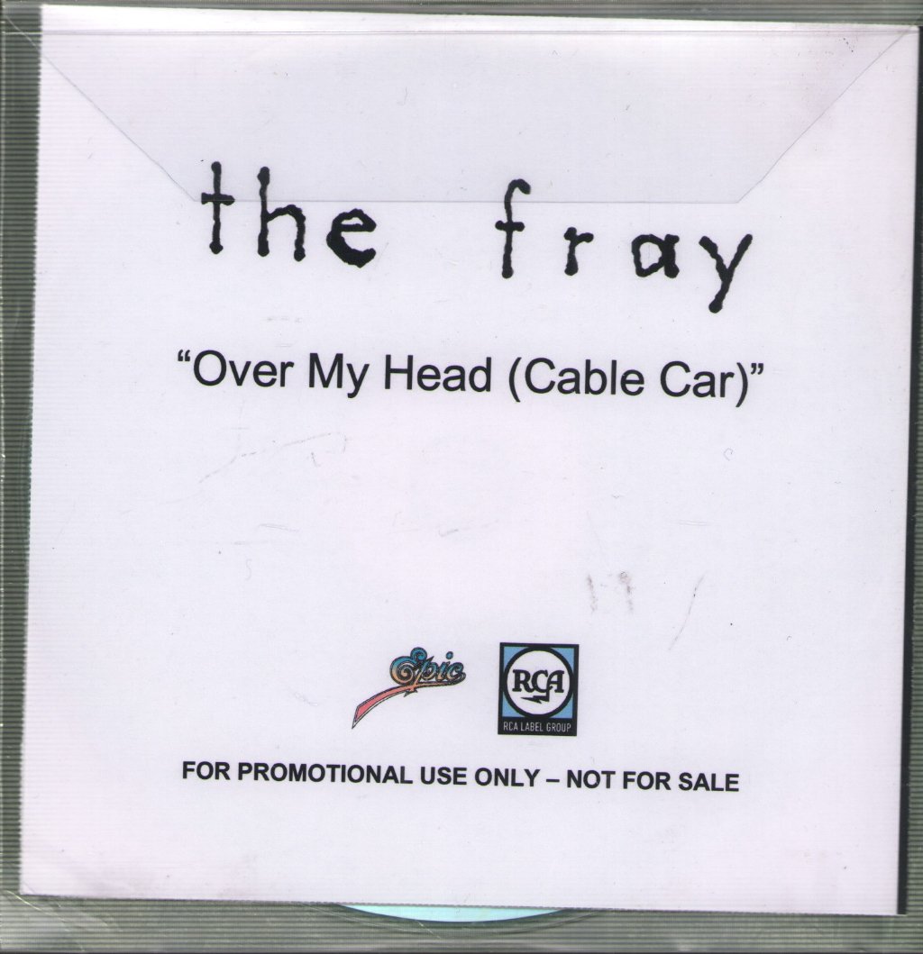 Fray - Over My Head (Cable Car) - Cdr