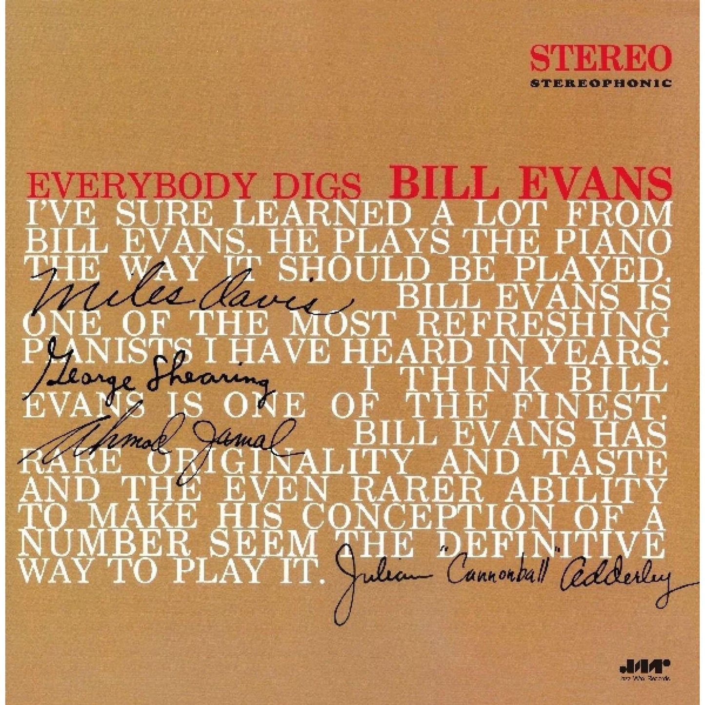 Bill Evans Trio - Everybody Digs Bill Evans - Lp