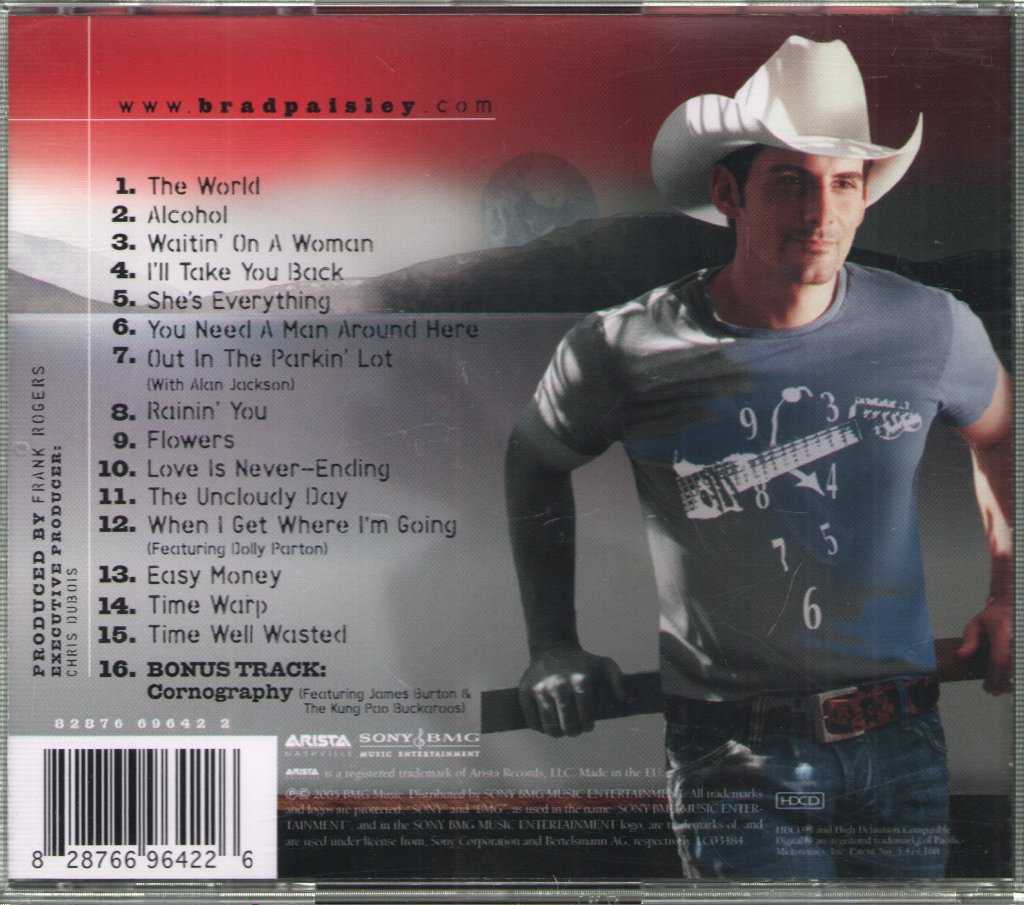 Brad Paisley - Time Well Wasted - Cd