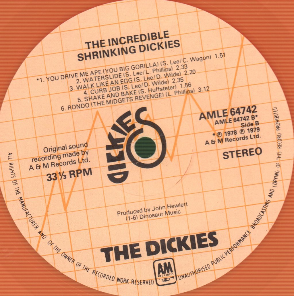 Dickies - Incredible Shrinking Dickies - Lp