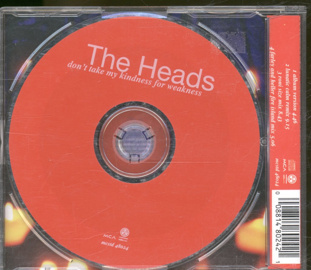 Heads With Shaun Ryder - Don't Take My Kindness For Weakness - Cd