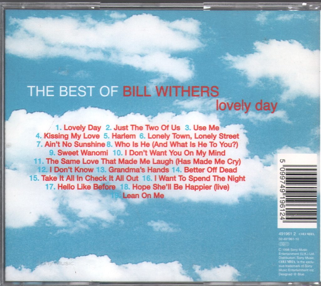 Bill Withers - The Best Of Bill Withers: Lovely Day - Cd