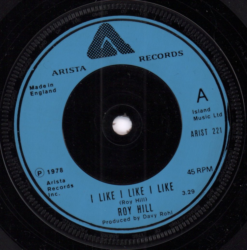 Roy Hill - I Like I Like I Like - 7 Inch