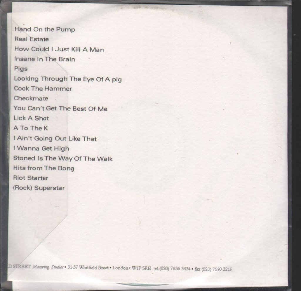 Cypress Hill - Live At The Fillmore - Cdr