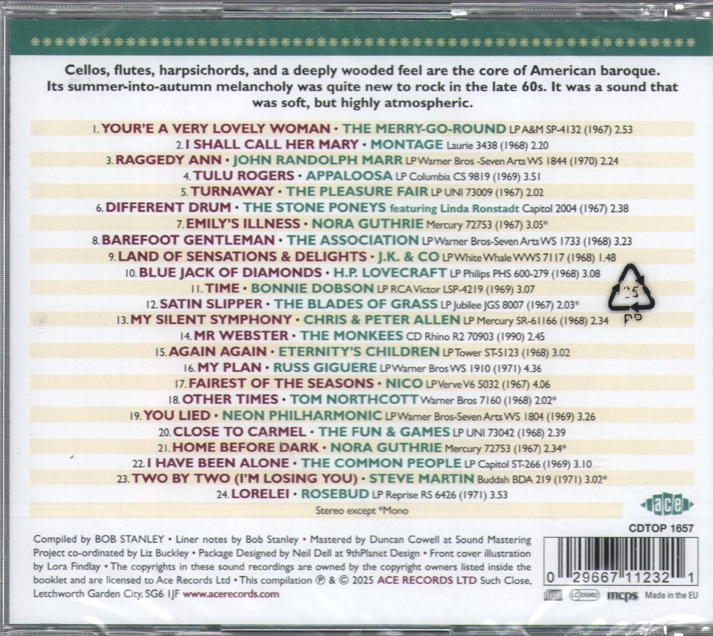 Various Artists - American Baroque (Chamber Pop And Beyond 1967-1971) - Cd