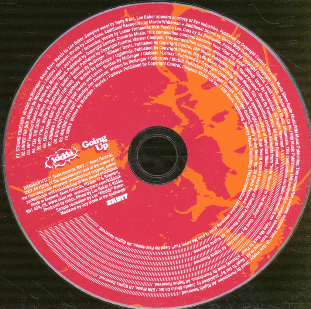 Kidda - Going Up - Cd