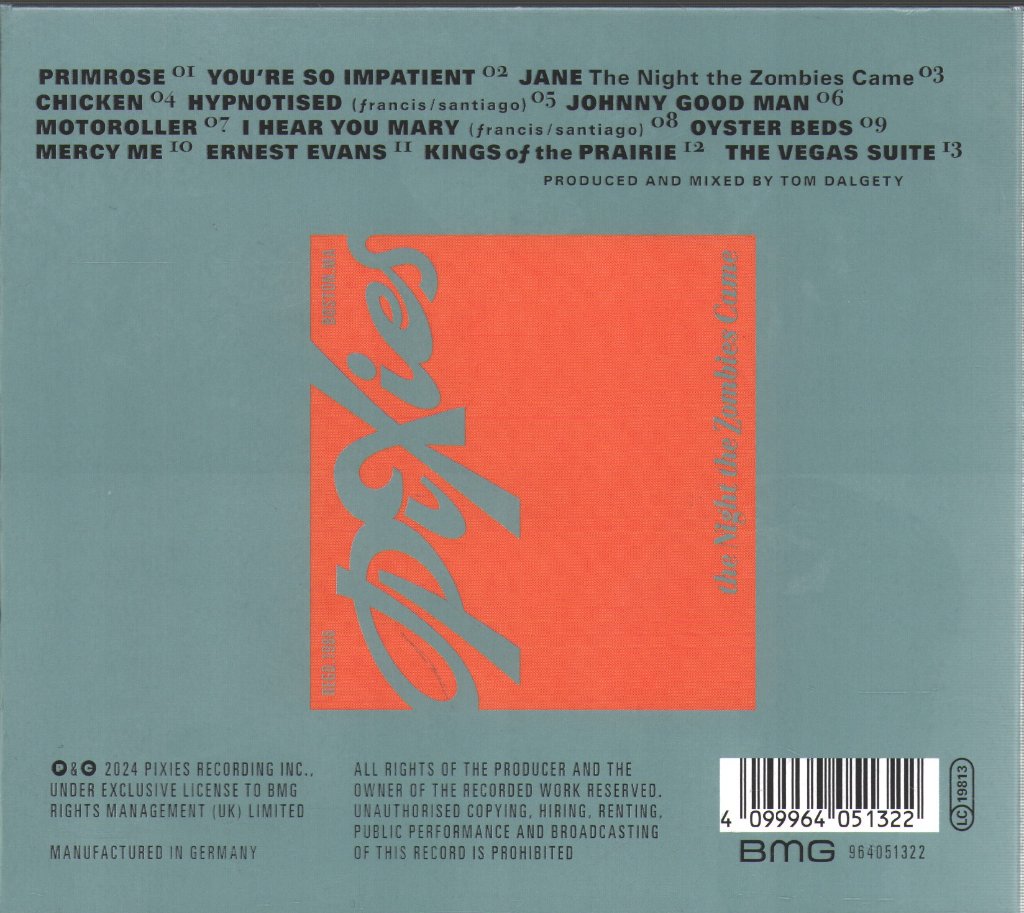 Pixies - Night The Zombies Came - Cd