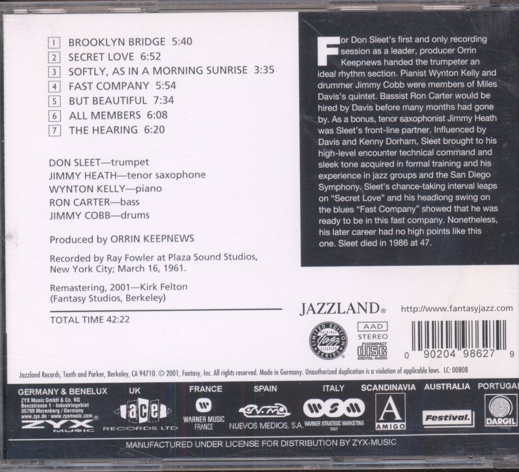 Don Sleet - All Members - Cd