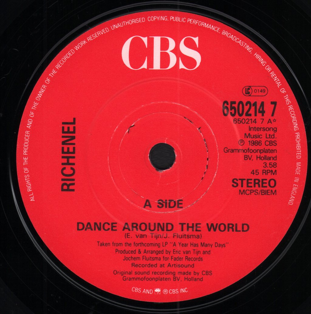 Richenel - Dance Around The World - 7 Inch
