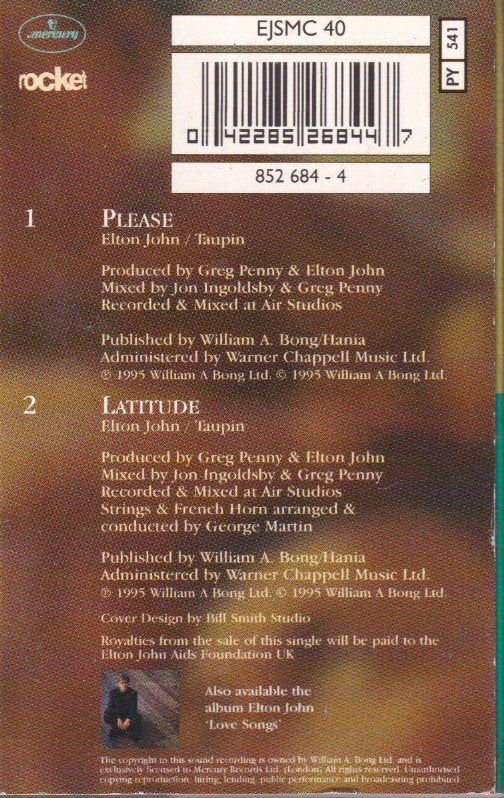 Elton John - Please - Cassette