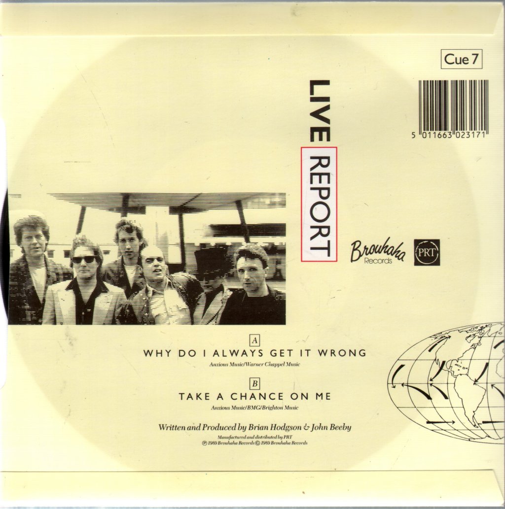 Live Report - Why Do I Always Get It Wrong - 7 Inch