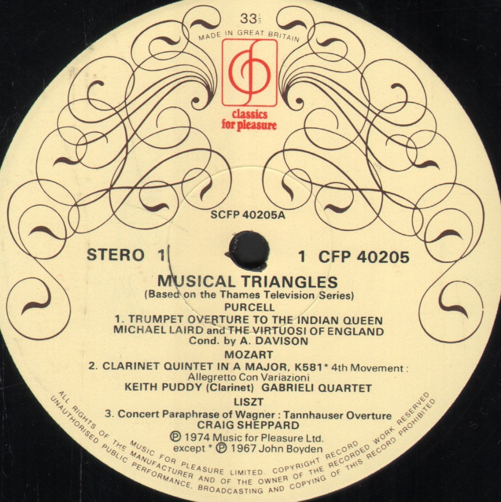 Various Artists - Musical Triangles - Lp