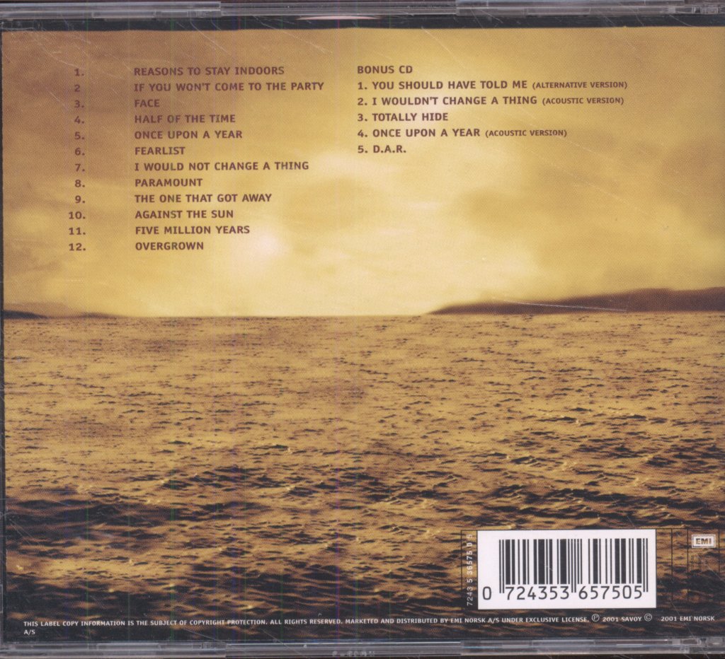 Savoy - Reasons To Stay Indoors - Cd