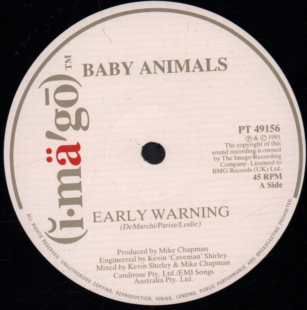 Baby Animals - Early Warning - 12 Inch