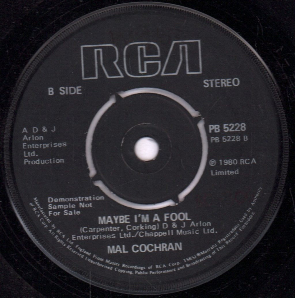 Mal Cochran - Girls In Room 429 - 7 Inch