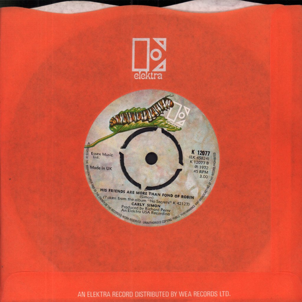 Carly Simon - You're So Vain - 7 Inch