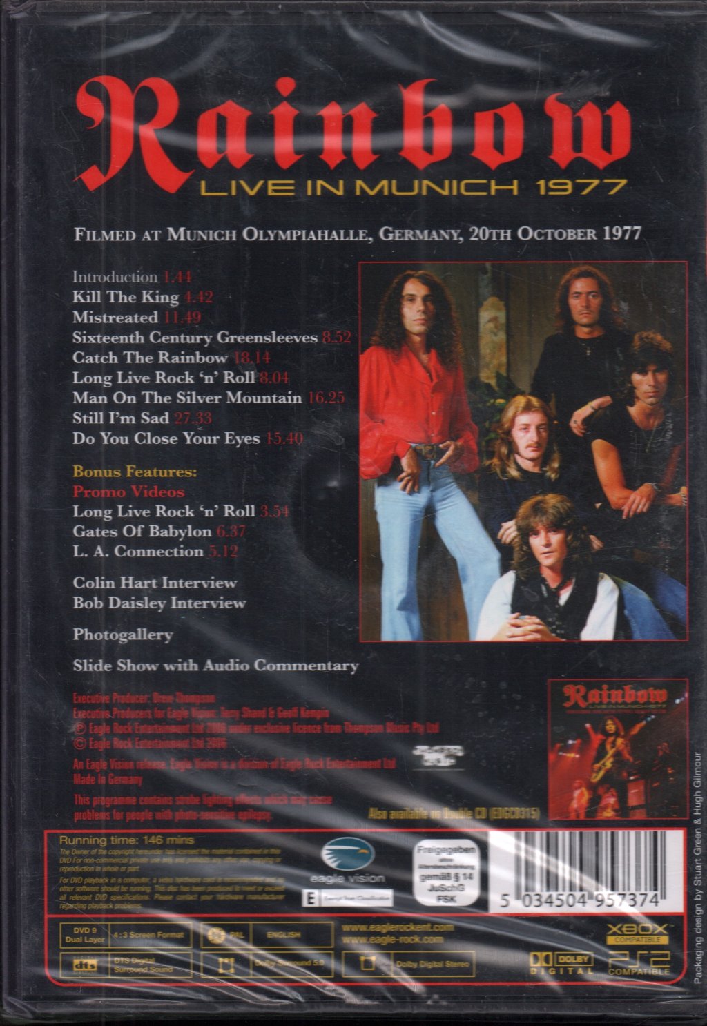Rainbow (Rock/Metal Group) - Live In Munich 1977 - Dvd