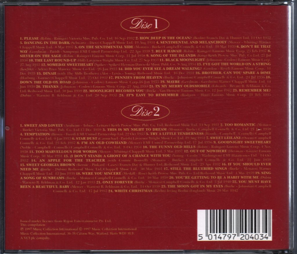 Bing Crosby - A Portrait Of Bing Crosby - Double Cd