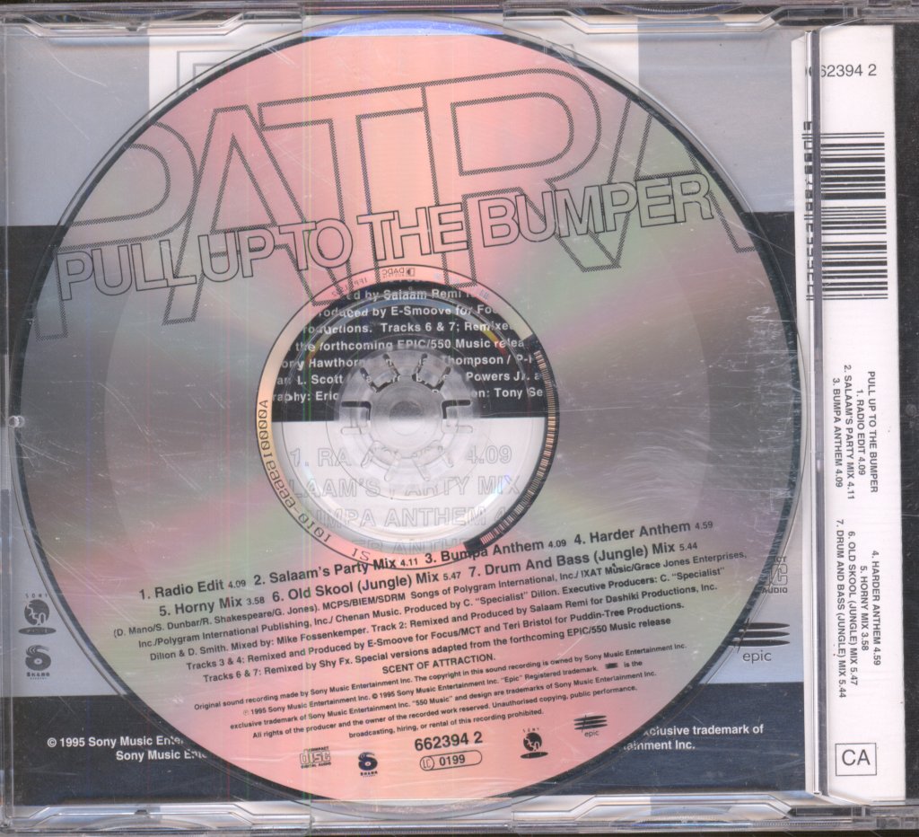 Patra - Pull Up To The Bumper - Cd