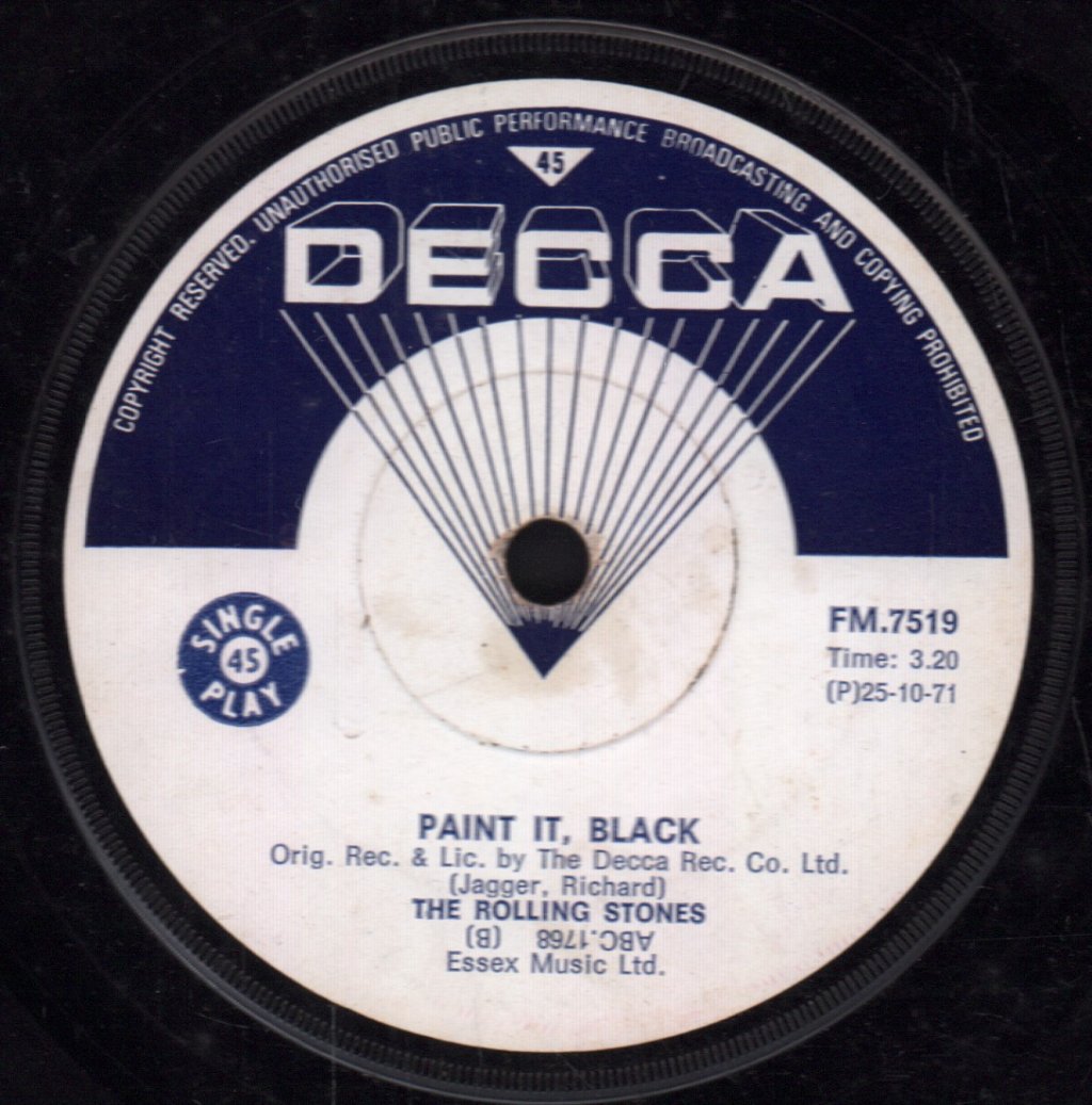 Rolling Stones - Tell Me / Paint It, Black - 7 Inch