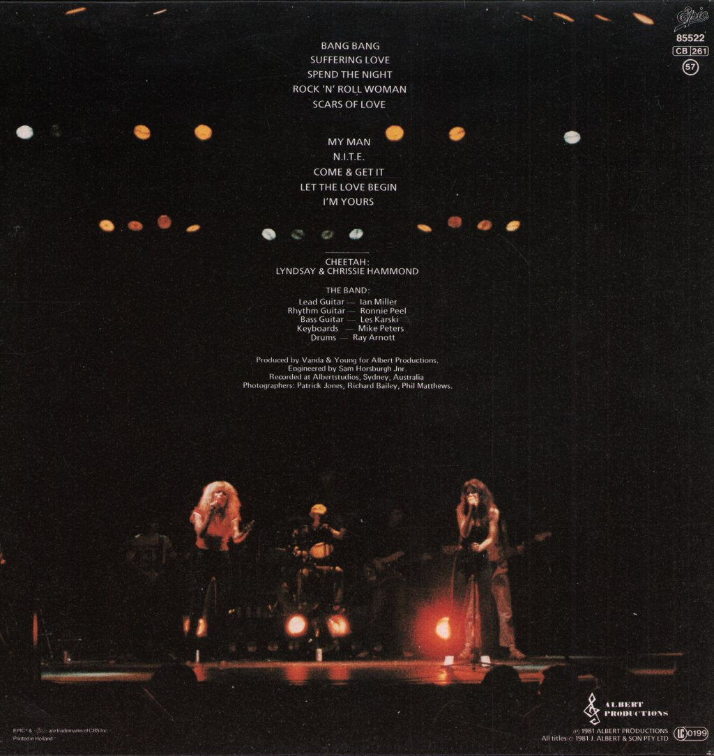 Cheetah (Female Rock Group) - Rock And Roll Women - Lp