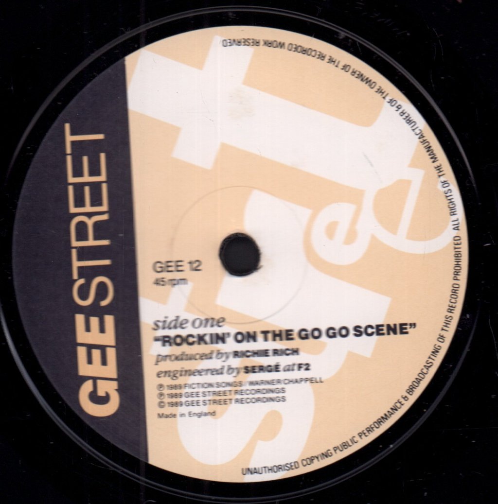 Richie Rich - Rockin On The Go Go Scene - 7 Inch