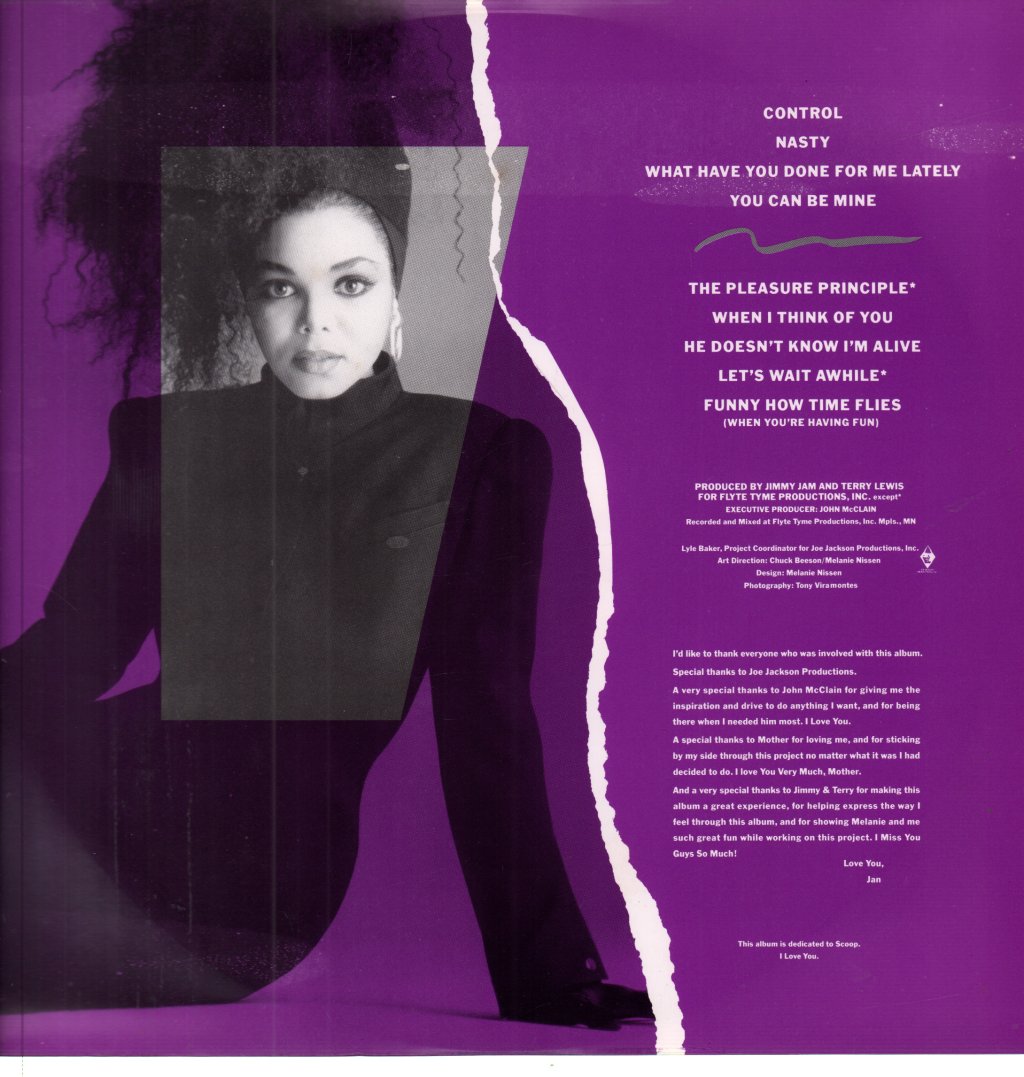 Janet Jackson - Control - Lp
