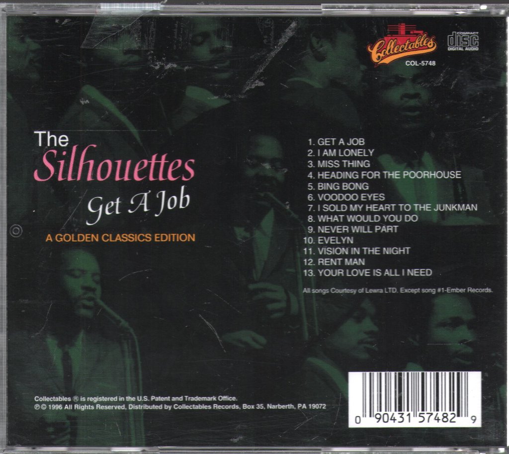 Silhouettes - Get A Job (A Golden Classics Edition) - Cd