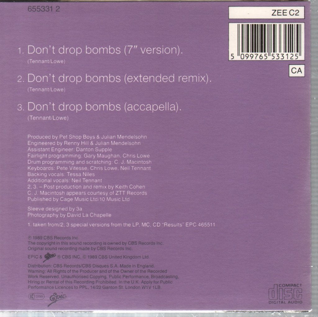 Liza Minnelli - Don't Drop Bombs - Cd