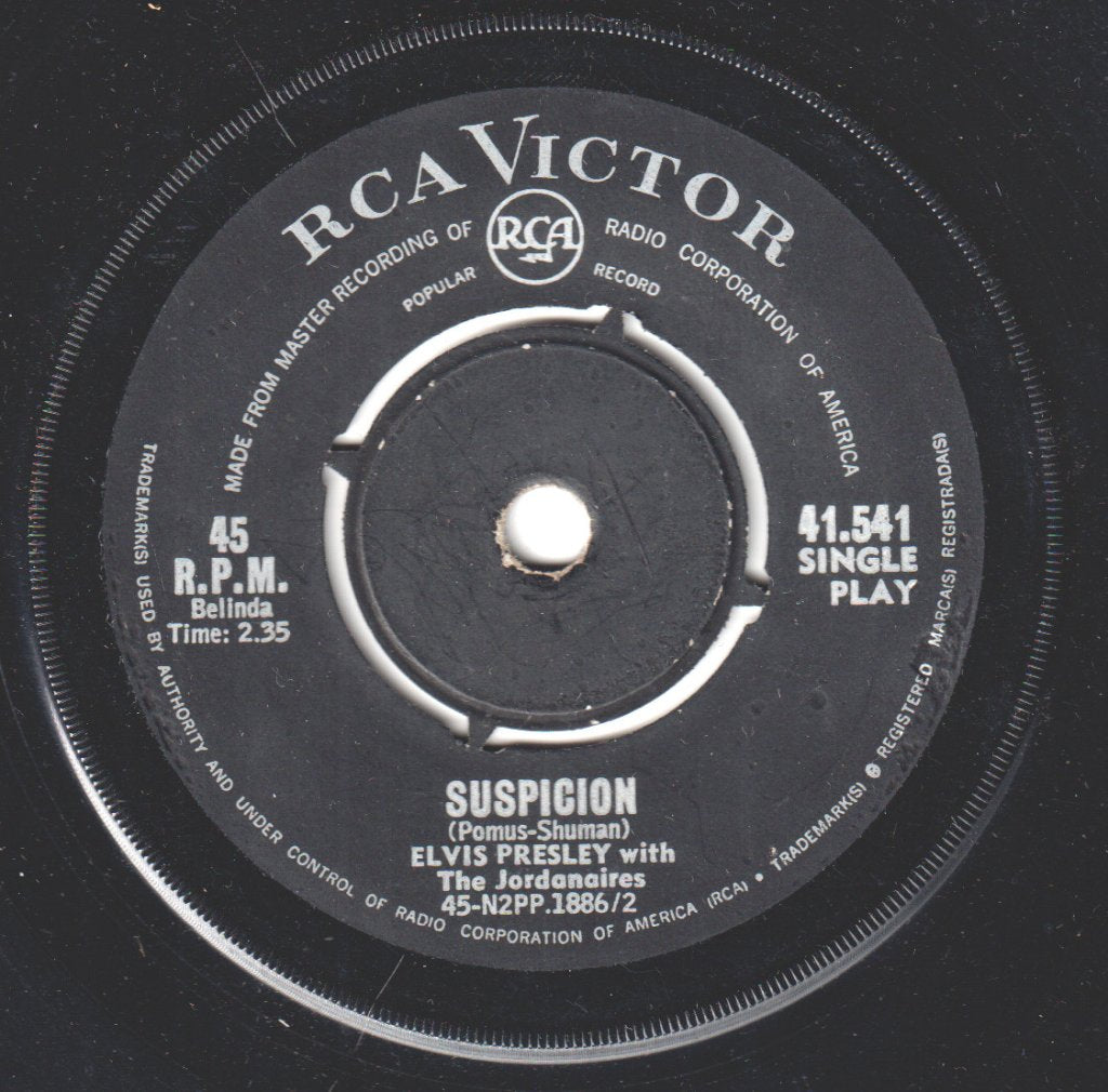 Elvis Presley - Kiss Me Quick - 7 Inch