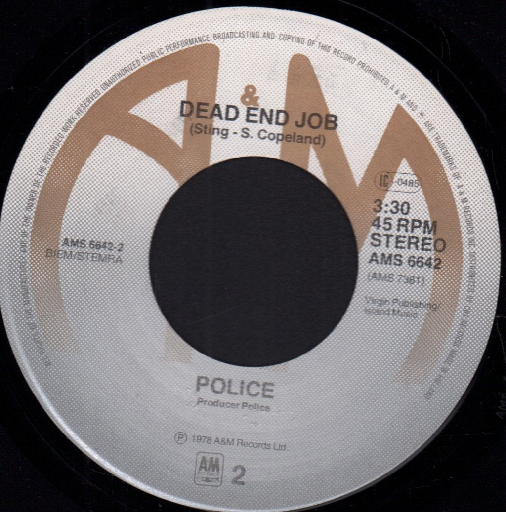 Police - Can't Stand Losing You - 7 Inch