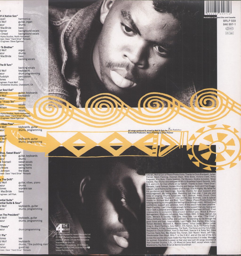 Laquan - Notes Of A Native Son - Lp