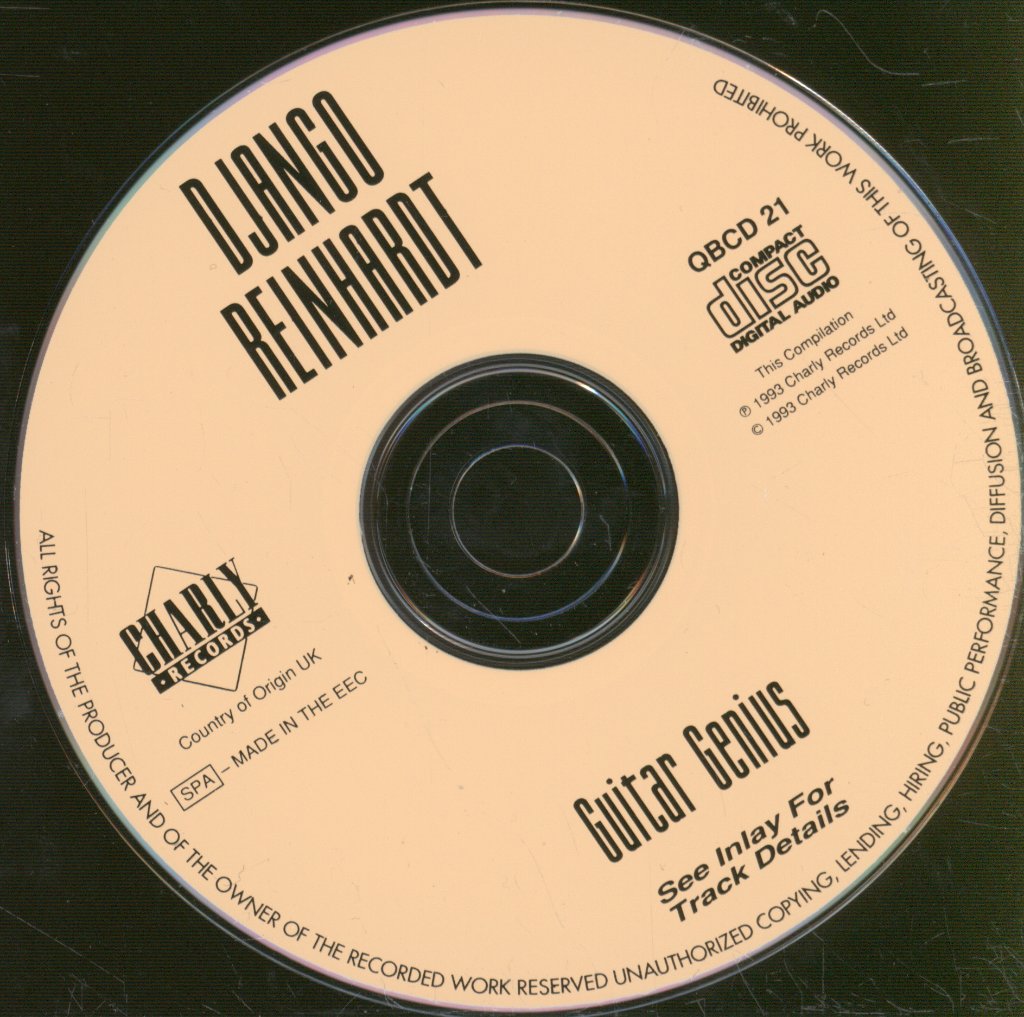 Django Reinhardt - Guitar Genius - Cd