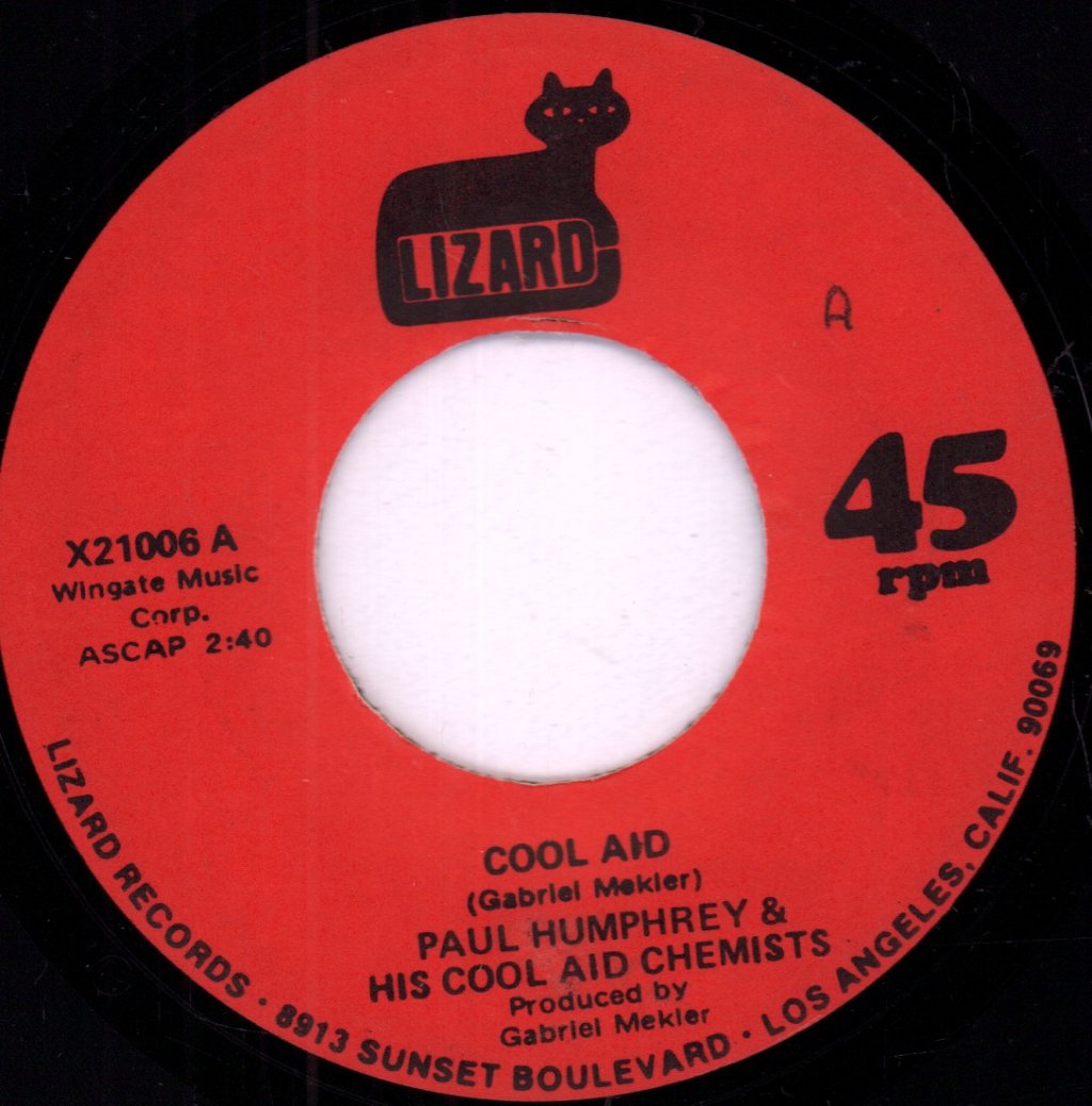 Paul Humphrey And His Cool Aid Chemists - Cool Aid - 7 Inch
