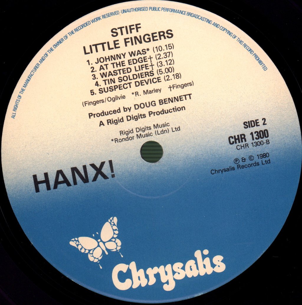 Stiff Little Fingers - Hanx - Lp
