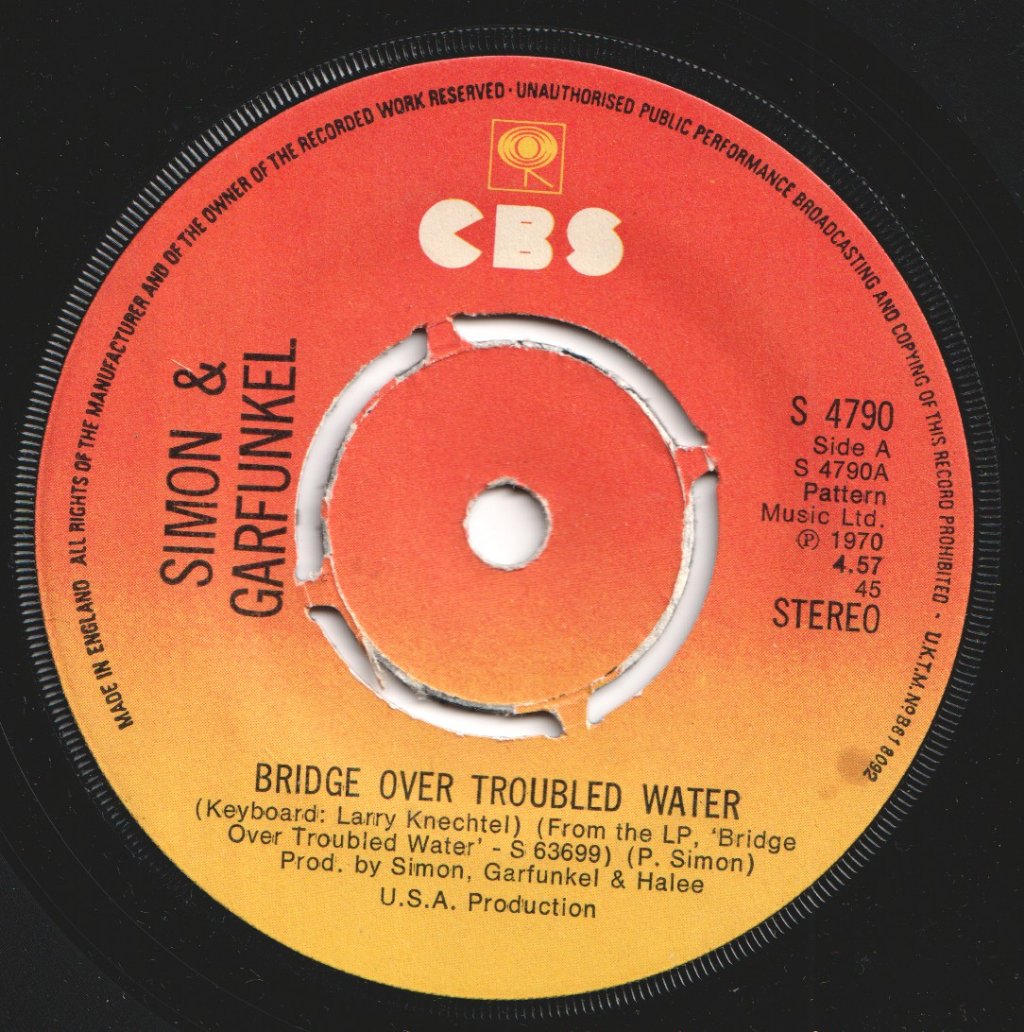 Simon & Garfunkel - Bridge Over Troubled Water - 7 Inch – Vinyl Tap