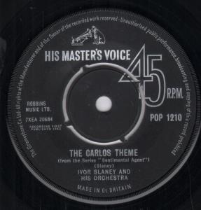 Ivor Slaney - Carlos Theme - 7 Inch