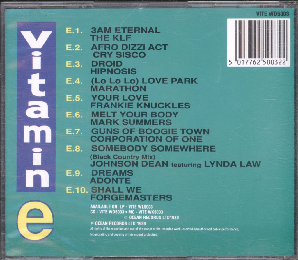 Various Artists - Vitamin E - Cd